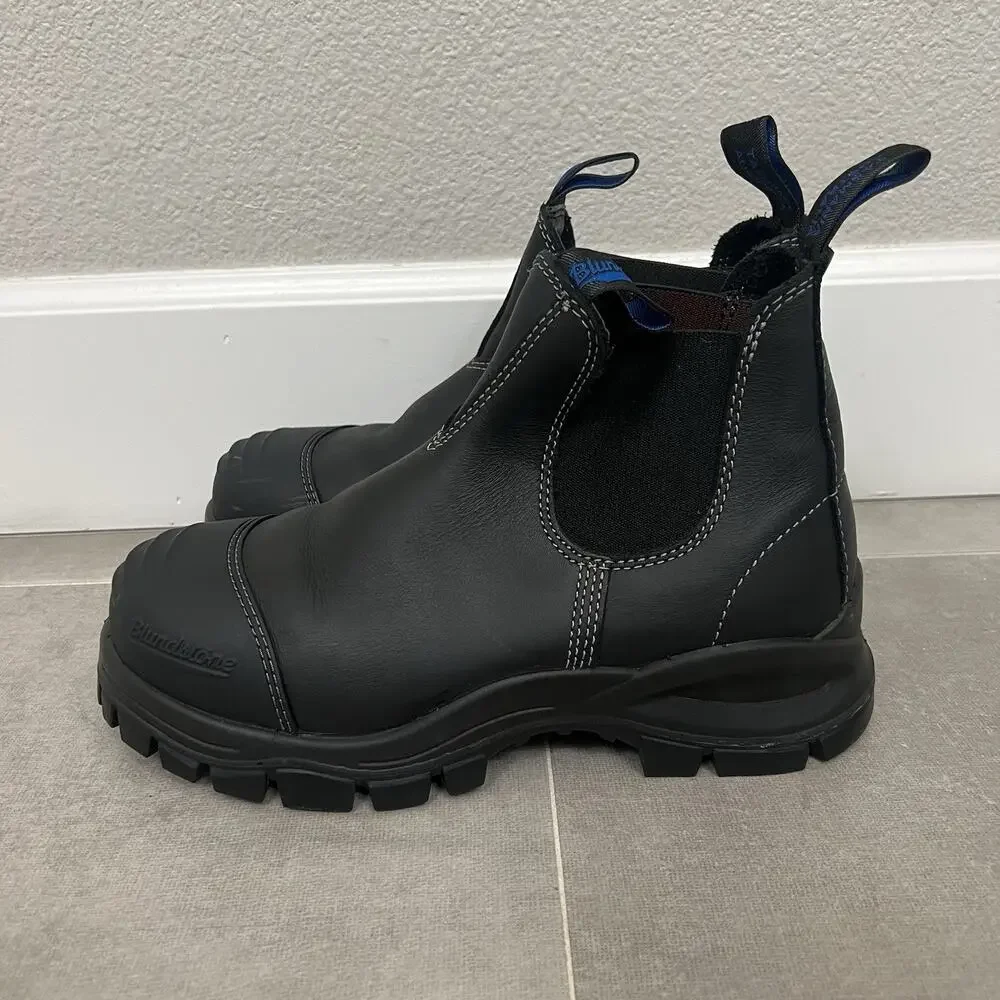 Blundstone 990 Safety Boots Mens 6.5 Chelsea Extreme Steel Toe Workwear Shoes
